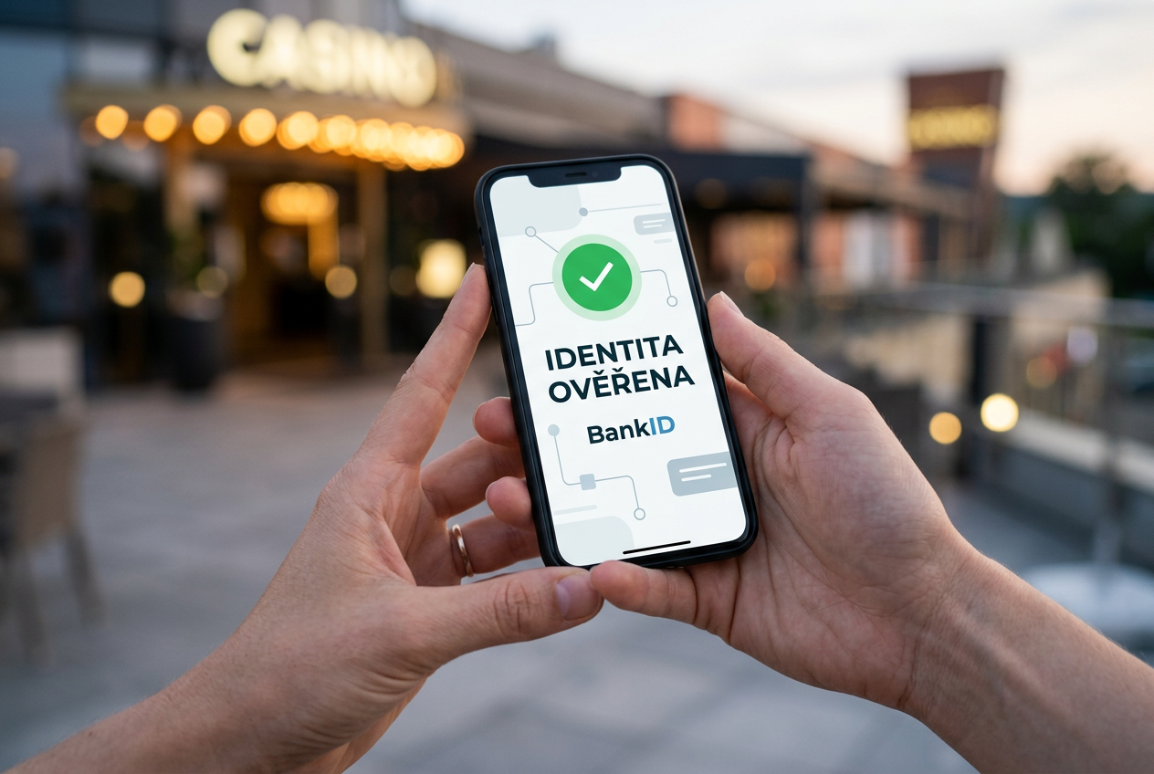 Digitální ověření identity přes BankID v mobilním telefonu